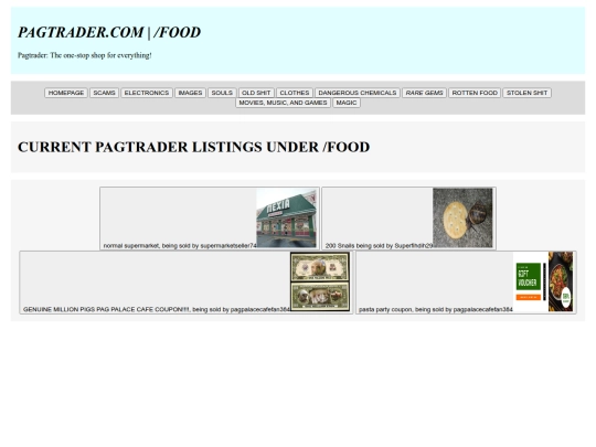 non-main pages/pagtrader/food screenshot