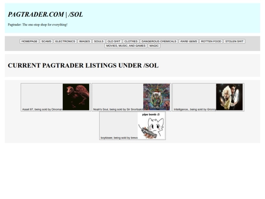 non-main pages/pagtrader/sol screenshot