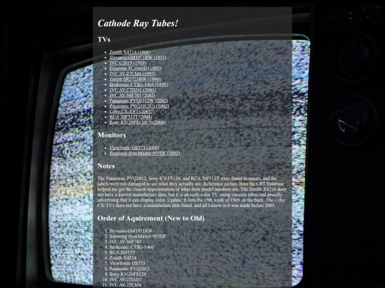 tech/crt screenshot