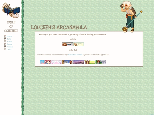 links screenshot