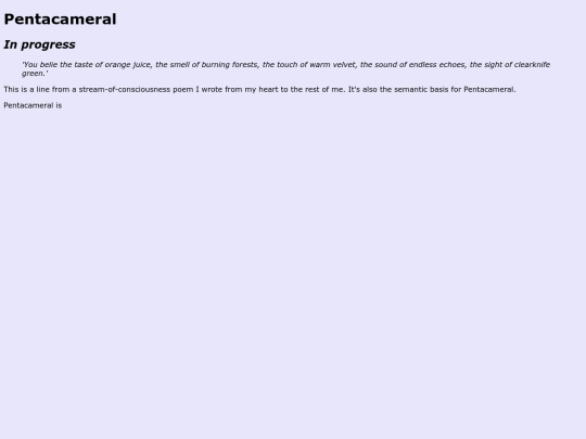 pentacameral screenshot
