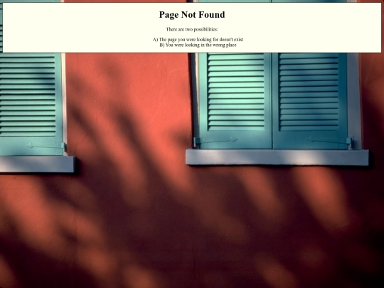not_found screenshot
