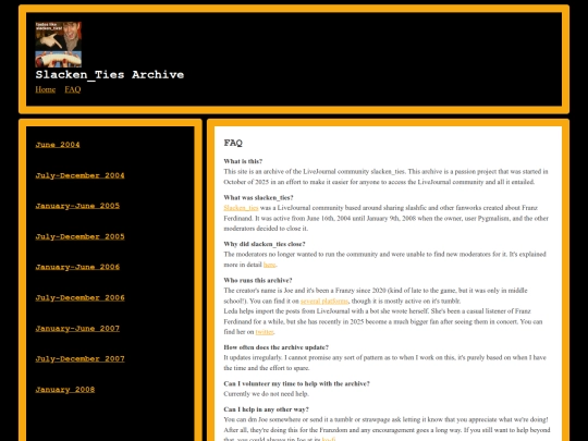 faq screenshot