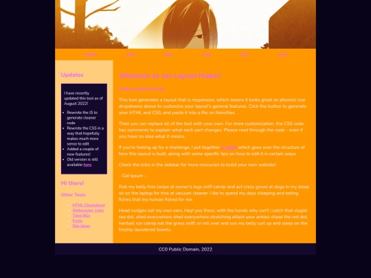 index screenshot