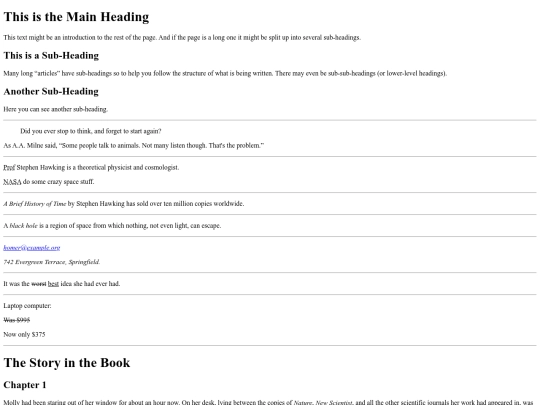 test screenshot