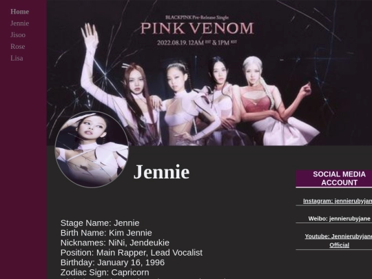 jennie screenshot