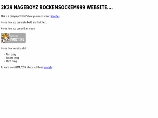 index screenshot