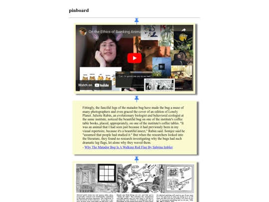 pinboard screenshot