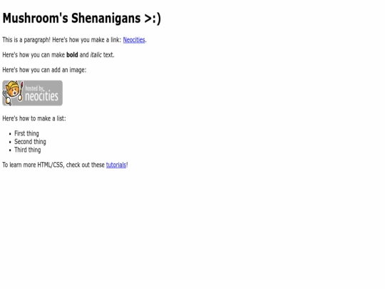 index screenshot