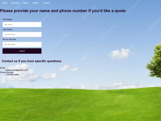 Contact screenshot