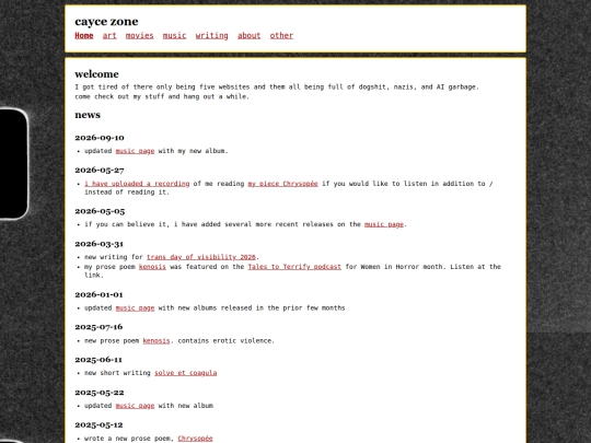 index screenshot