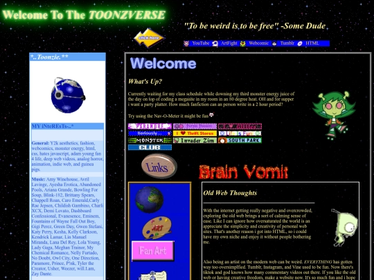 MySpacepage screenshot