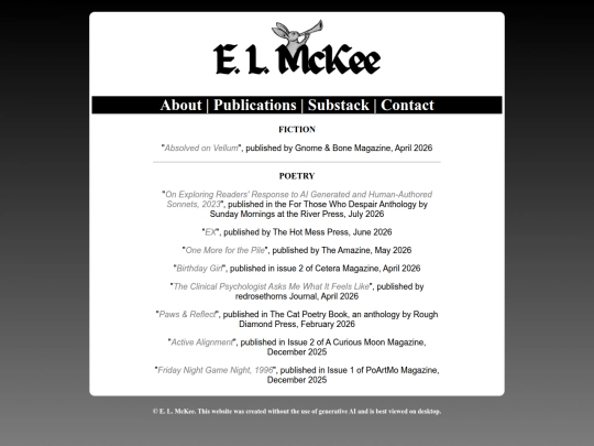 publications screenshot