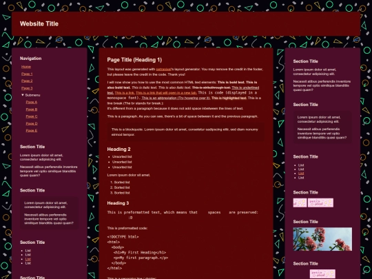 index screenshot
