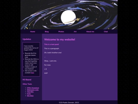 index screenshot