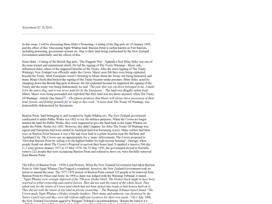 essay/Assessment2TeTiriti screenshot