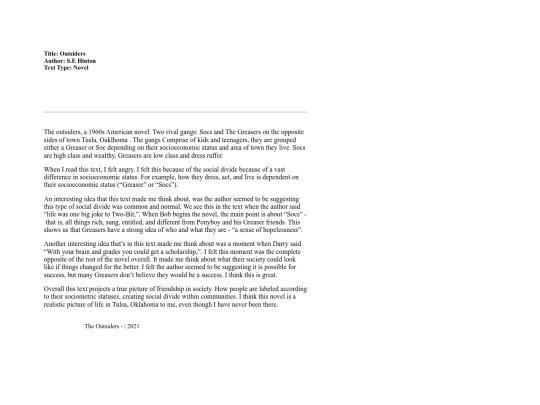 essay/TheOutsidersEssayReadingResponse screenshot