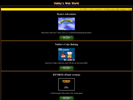 games screenshot