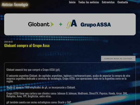 blogposts/noticias/tecnologia/empresas/globant-compra-a-grupo-assa screenshot