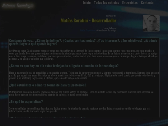 entrevistas/matias-serafini screenshot