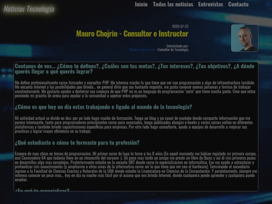 entrevistas/mauro-chojrin screenshot