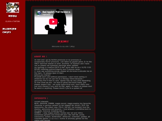 index screenshot