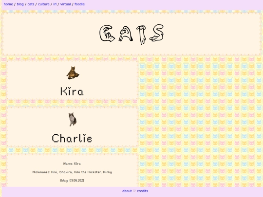 cats screenshot