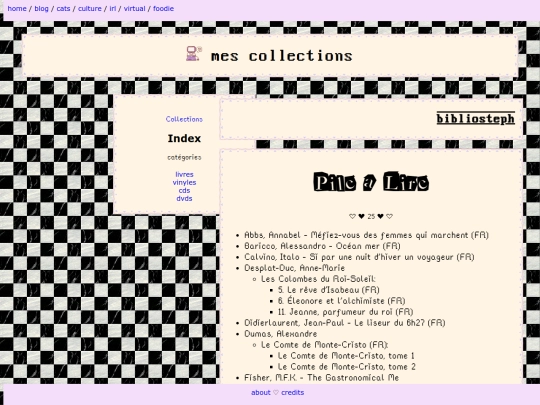 culture/collections/livres screenshot