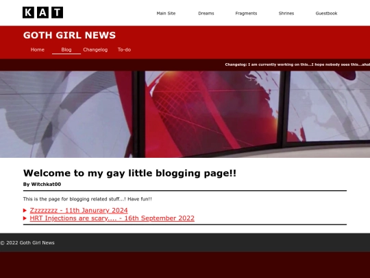 news/blog screenshot
