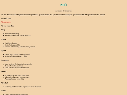 ZFOE screenshot