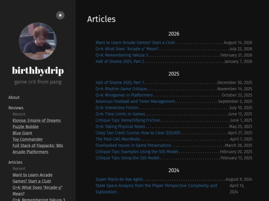 articles screenshot