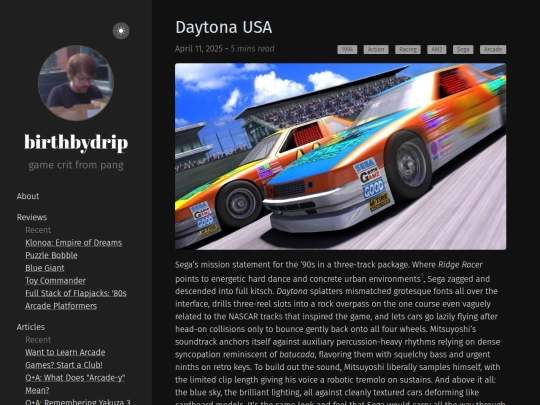 reviews/daytona screenshot