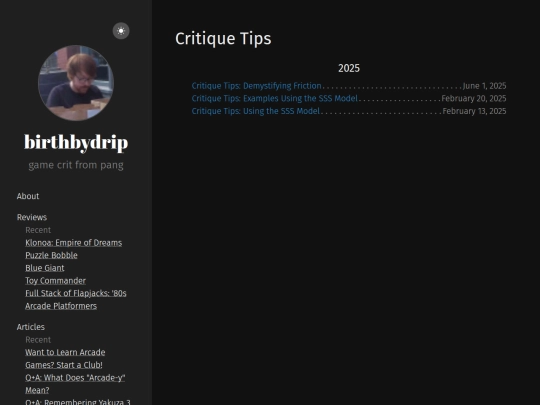 series/critique-tips screenshot
