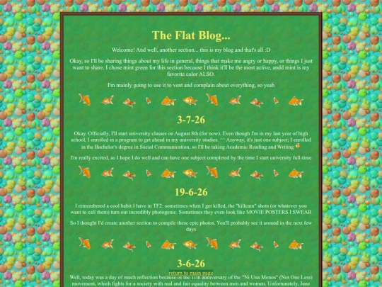 FlatBlog screenshot