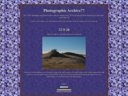 PhotographicArchive screenshot