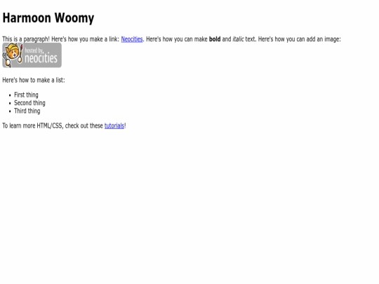 index screenshot