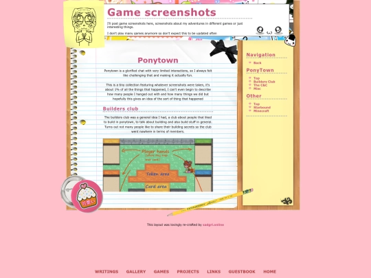 Gallery/Games screenshot