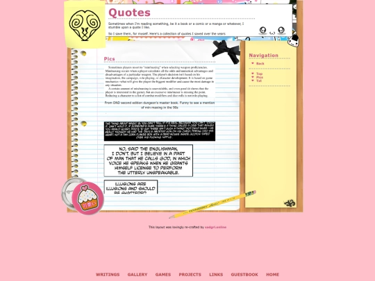 Gallery/Quotes screenshot