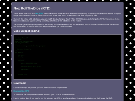 Projects/code/RTD screenshot
