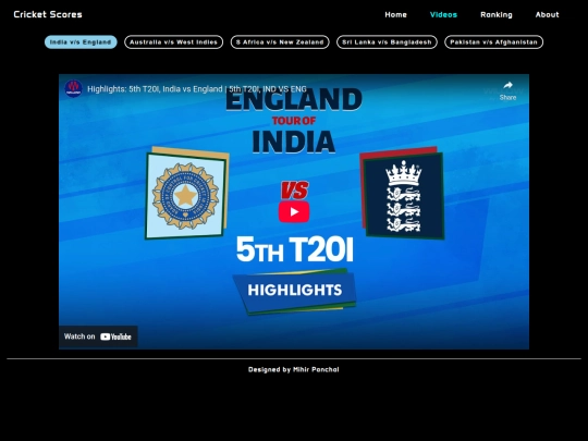 scores screenshot