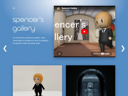 projects/spencers-gallery screenshot