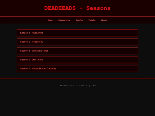seasons screenshot