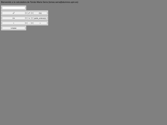 calculadora screenshot