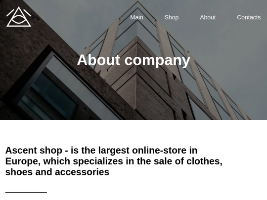 flex-site-shop/about screenshot