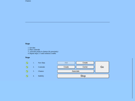 cluster1d screenshot