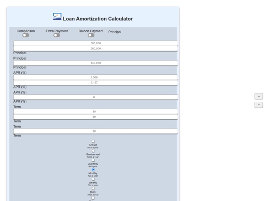 finance/loan screenshot
