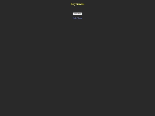 keygenius screenshot