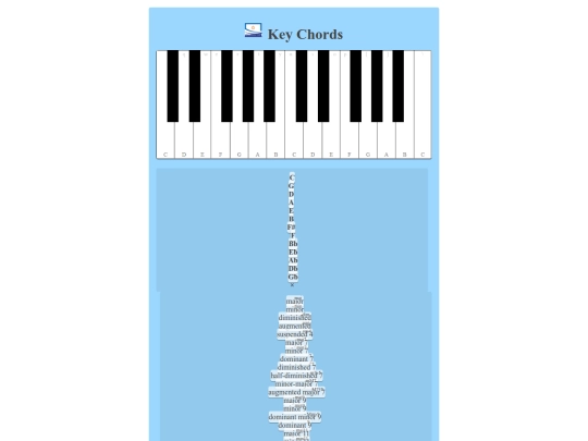 music/chords screenshot