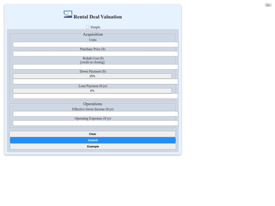 reast/rental screenshot