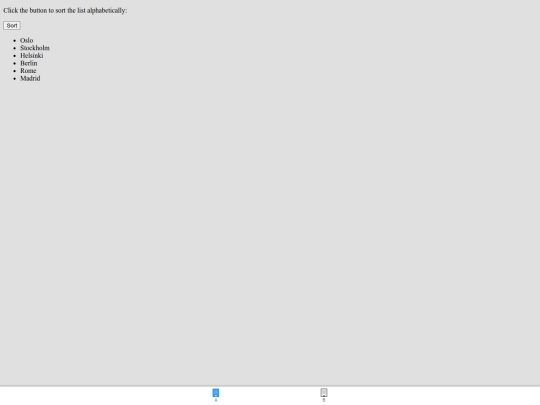 sort screenshot
